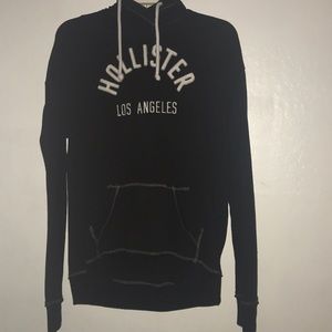 black hollister; los angeles sweater